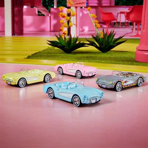 barbie corvette hot wheels|Hot Wheels Barbie The Movie Corvette 4.